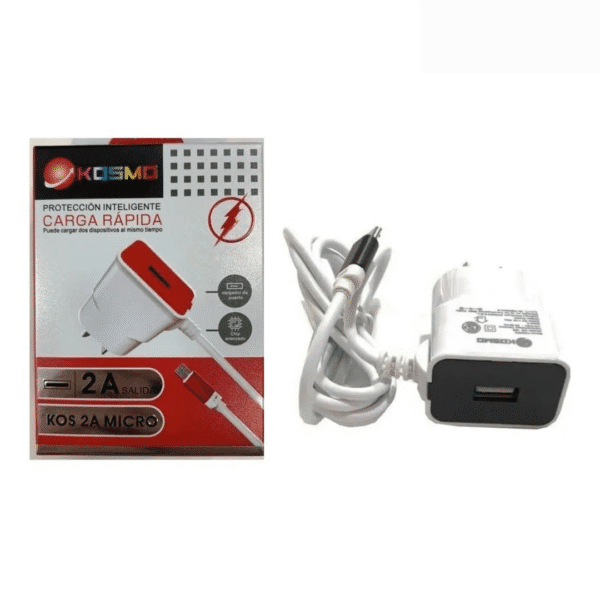 CARGADOR KOSMO / AITECH / IBEK MICRO USB o USB-C 3 AMP