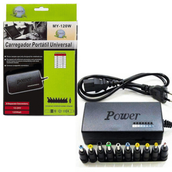 CARGADOR NOTEBOOK UNIVERSAL