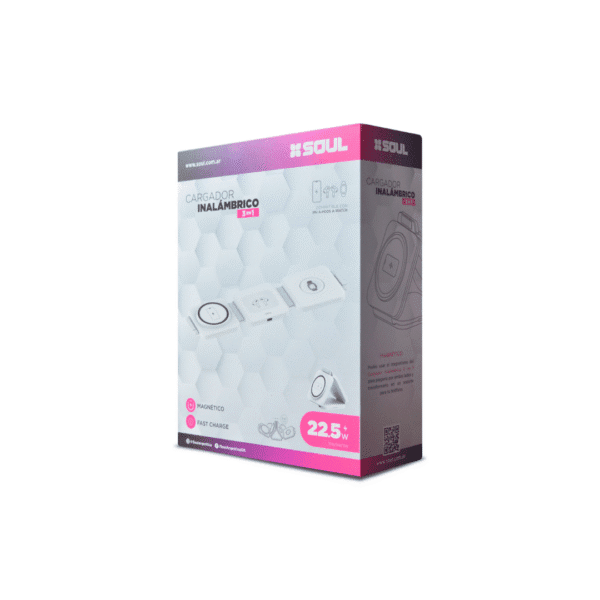 CARGADOR INALÁMBRICO 3 EN 1 SOUL