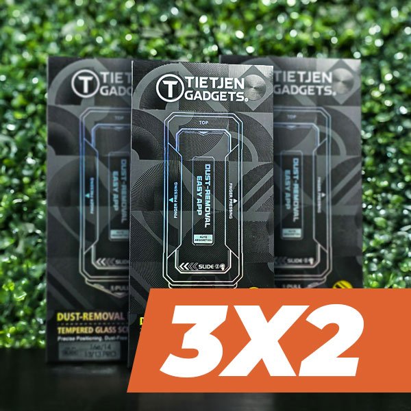 Promo 3x2 – Protector de Pantalla Tietjen Gadgets Easy App – iPhone 13 / 13 Pro / 14 / 16e