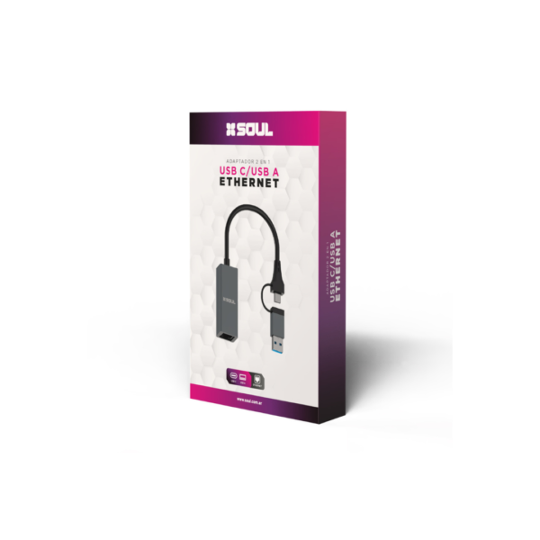 ADAPTADOR SOUL USB C A ETHERNET