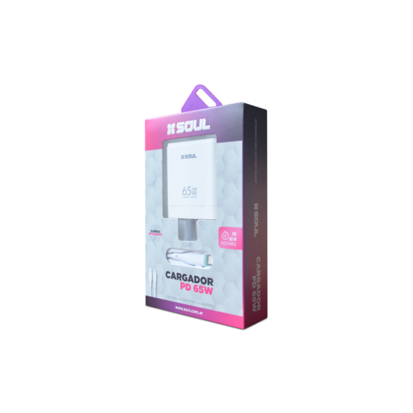 CARGADOR SOUL 65W TIPO C