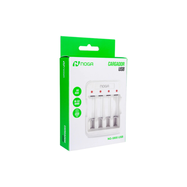 CARGADOR DE PILAS RECARGABLES NOGA